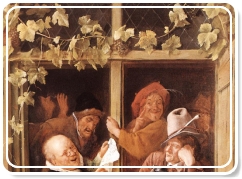 Jan Steen - Rhetoricians à la fenêtre