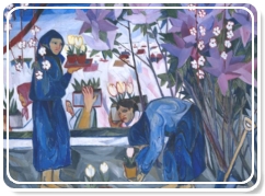Natalie Goncharova - Le Jardinage