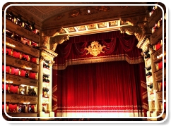 Italie - Milan - Théâtre de la Scala, vue de la scène - © Teatro alla Scala