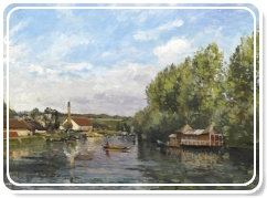 Camille Pissarro - La Seine à Port-Marly