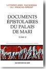 Documents �pistolaires du palais de Mari, tome 2