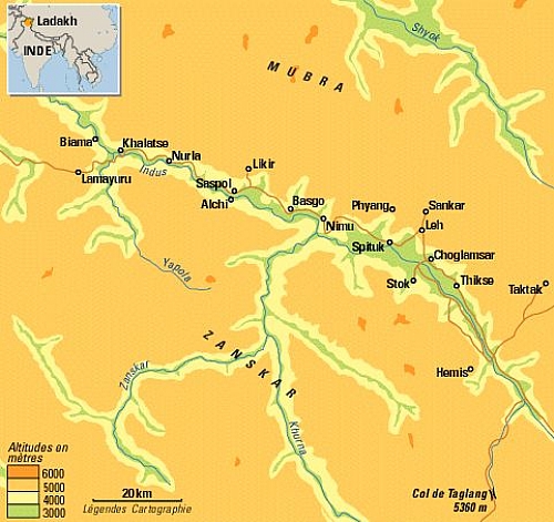 carte Ladakh