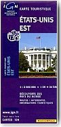 Carte IGN �tats-Unis Est