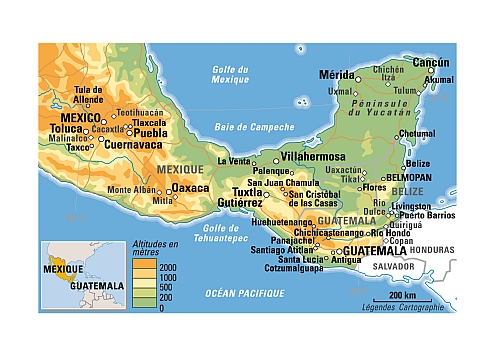 carte Mexique
