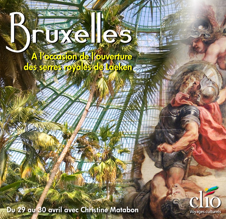 Bruxelles � l'occasion de l'ouverture des serres royales de Laeken