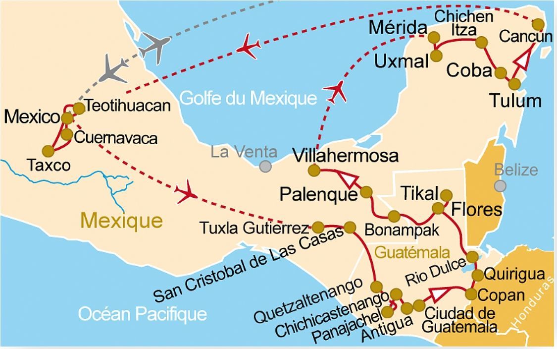 Mx 33 Grand Voyage Archéologique En Amérique Centrale - 
